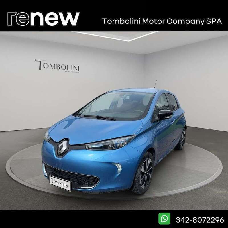 Usata Renault Zoe Intens 80 kW (109 CV) 2019 Azzurro metallizzato Utilitaria