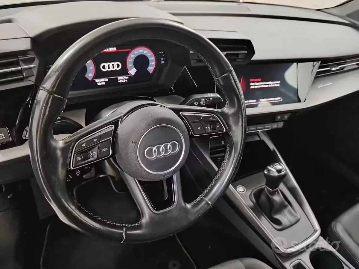 Usata Audi A3 110 CV (80 kW) 2022 Nero Berlina