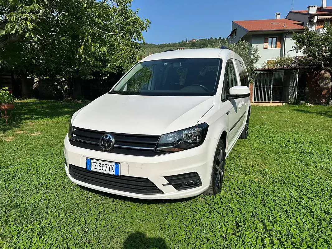 Usata VW Caddy 150 CV (110 kW) 2020 Bianco Monovolume