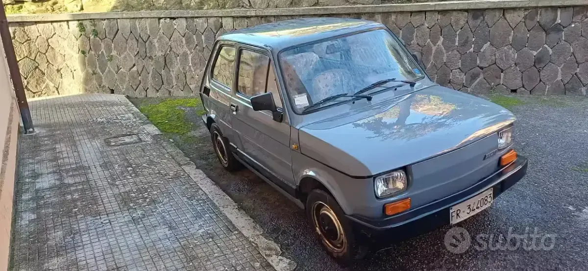 Usata Fiat 126 24 CV (17 kW) 1986 Blu Utilitaria