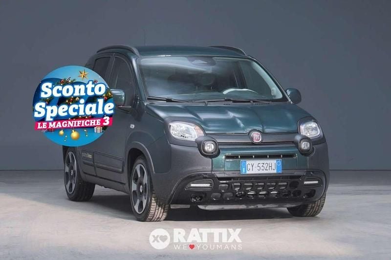 Verde foresta metallizzato Usata 2025 Fiat Panda Cross Cross Due volumi | 11.700 € (Super prezzo) - Immagine 1/4