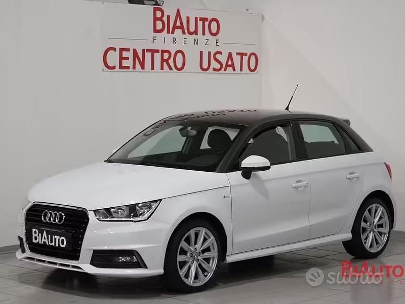 Usata Audi A1 Sportback S-Line 90 CV (66 kW) 2016 Bianco Utilitaria