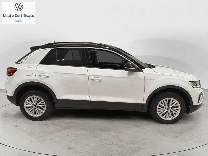 Usata VW T-Roc Life 110 CV (80 kW) 2022 Bianco SUV