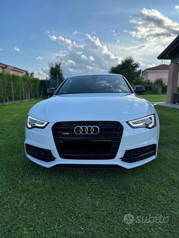 Usata Audi A5 S-line plus 190 CV (139 kW) 2016 Bianco Coupé