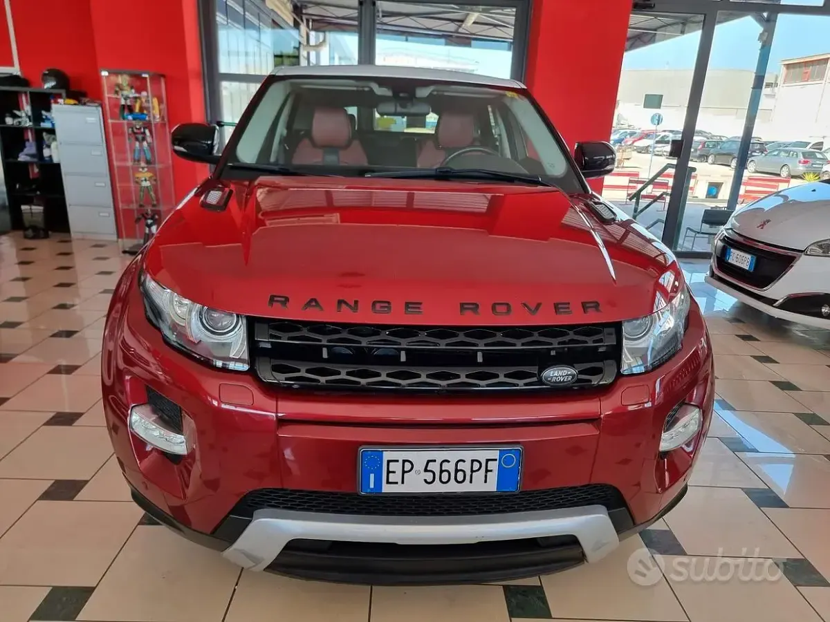 Usata Land Rover Range Rover evoque Prestige 190 CV (139 kW) 2012 Rosso SUV