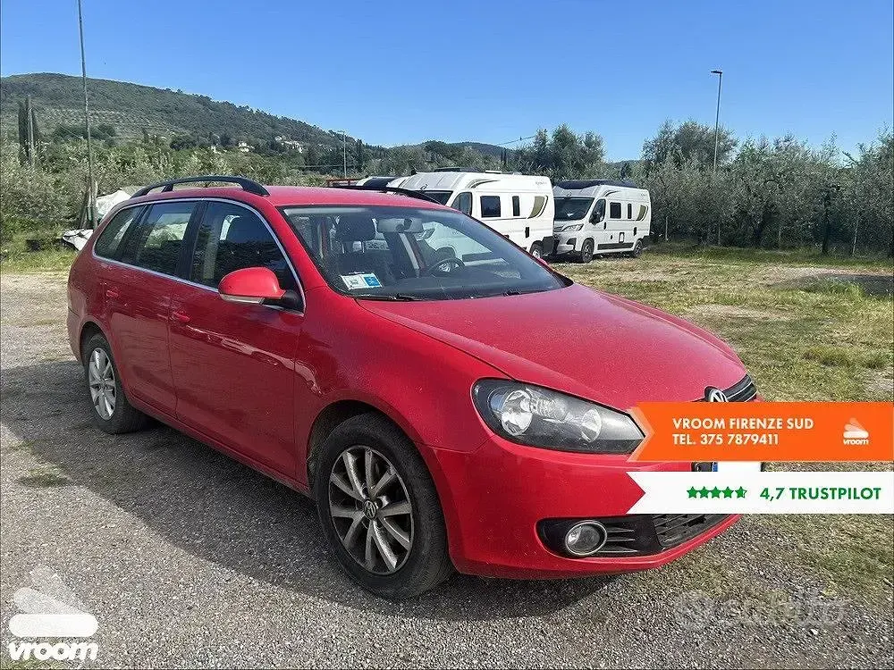 Używany VW Golf VII Trendline 105 KM (77 kW) 2013 Czerwony Kombi