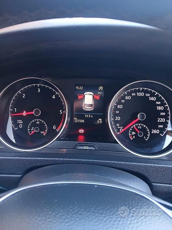 Usata VW Golf VII 115 CV (84 kW) 2018 Nero Berlina