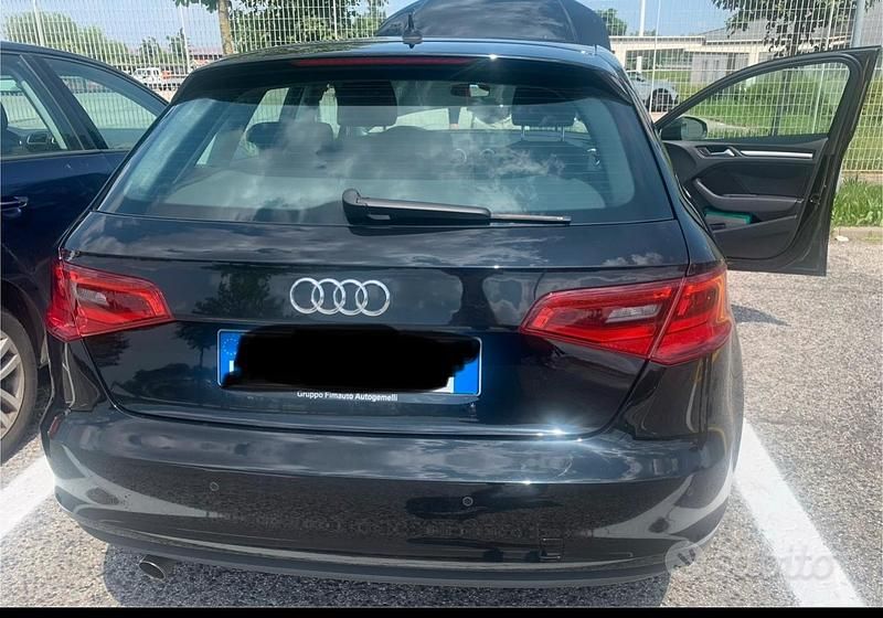 Usata Audi A3 150 CV (110 kW) 2017 Nero Berlina