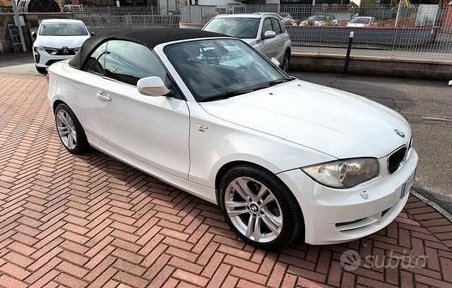Usata BMW 118 Cabriolet 143 CV (105 kW) 2010 Bianco Cabrio