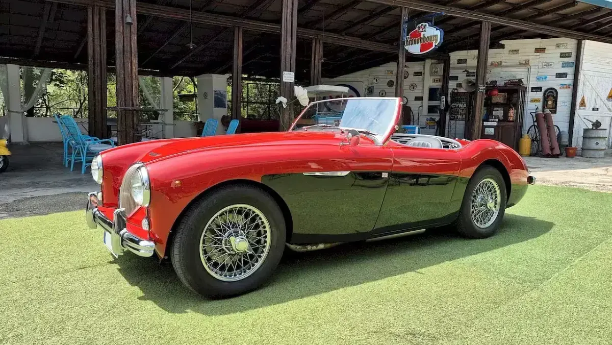 Usata Austin Healey 100 89 CV (65 kW) 1954 Rosso Cabrio