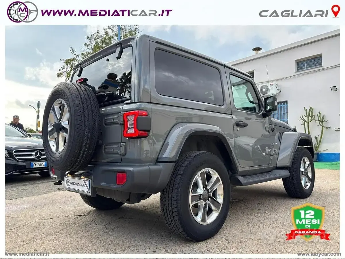 Usata Jeep Wrangler Sahara 200 CV (147 kW) 2019 Grigio SUV