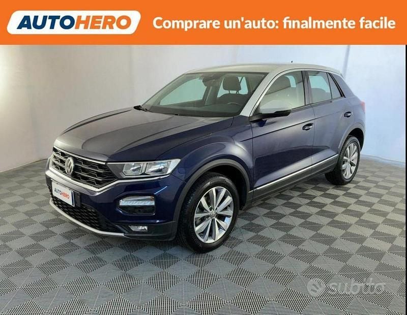 Usata VW T-Roc Style 115 CV (84 kW) 2020 Blu SUV