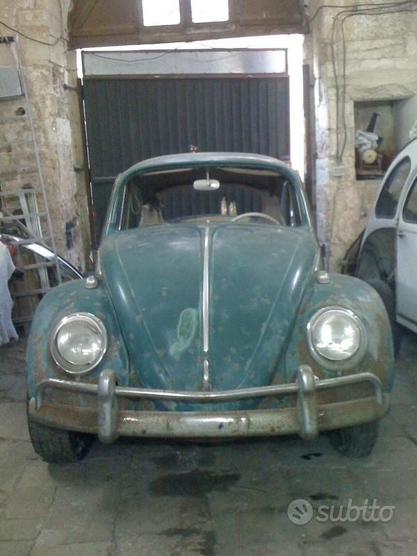 Usata VW Beetle 1960 Verde Utilitaria