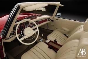Käytetty Mercedes SL280 170 HP (125 kW) 1969 Punainen Avoauto