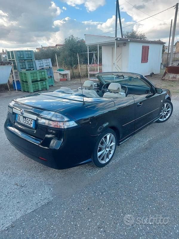 Usata Saab 9-3 Cabriolet 150 CV (110 kW) 2007 Nero Cabrio