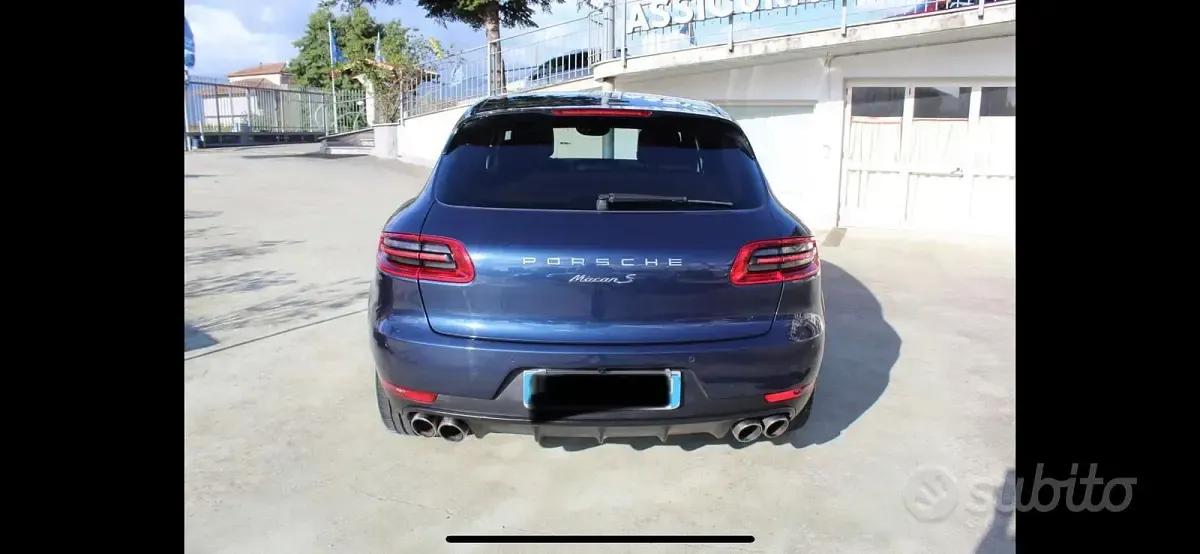 Usata Porsche Macan S 340 CV (250 kW) 2015 Blu SUV