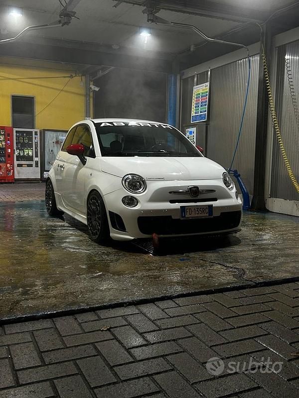 Usata Abarth 595 215 CV (158 kW) 2016 Bianco Berlina