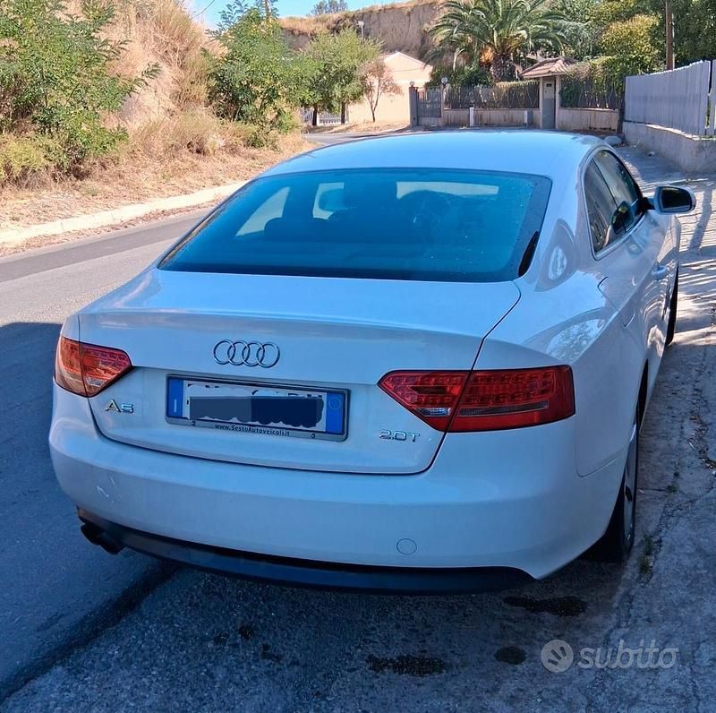 Usata Audi A5 180 CV (132 kW) 2009 Bianco Coupé