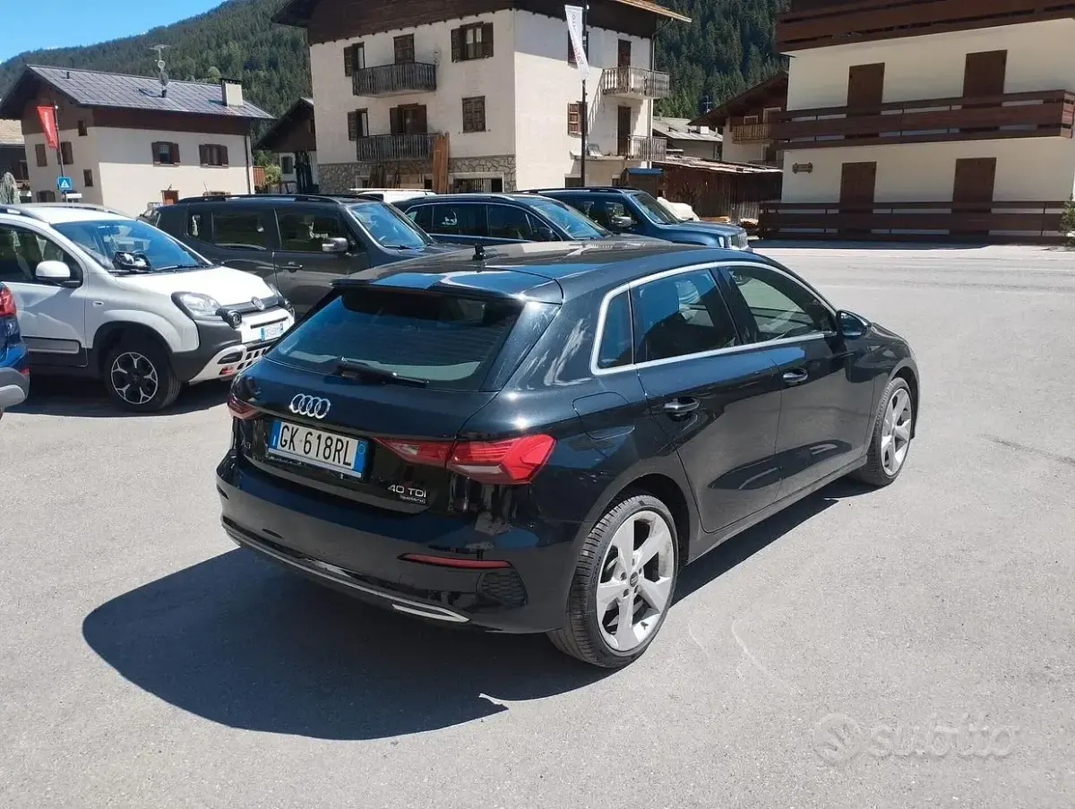 Usata Audi A3 Advanced 200 CV (147 kW) 2022 Nero Berlina