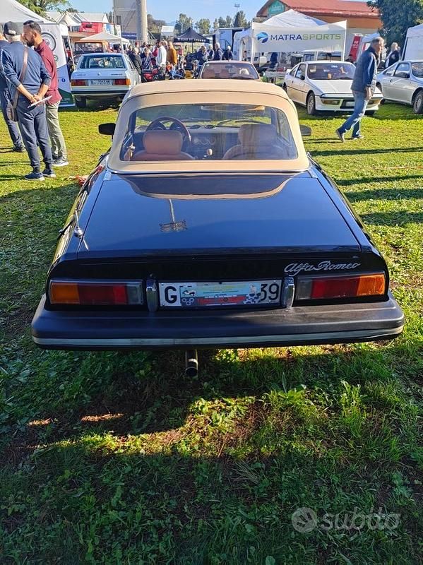 Usata Alfa Romeo Spider 1980 Nero Cabrio