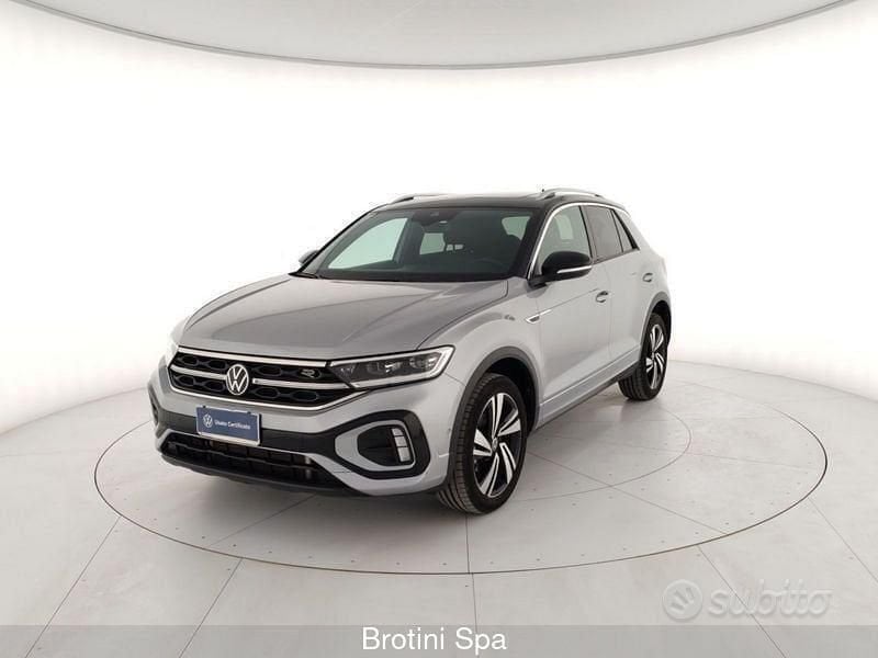 Grigio Usata 2023 VW T-Roc R-line SUV | 27.000 € (Buon prezzo) - Immagine 1/4