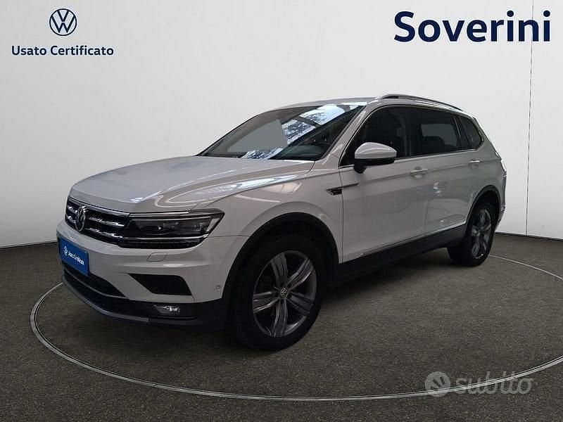 Usata VW Tiguan Allspace Advance 150 CV (110 kW) 2020 Bianco SUV