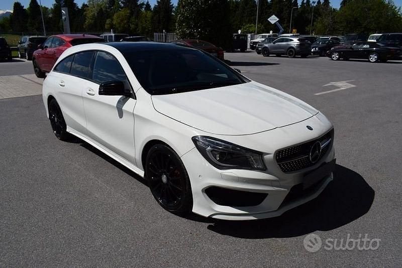 Usata Mercedes CLA220 AMG 177 CV (130 kW) 2015 Bianco Berlina
