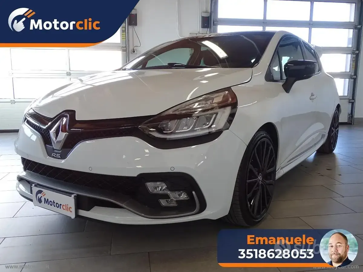 Usata Renault Clio IV Trophy 220 CV (161 kW) 2017 Bianco Berlina