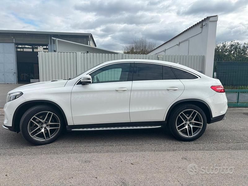 Begagnad Mercedes GLE350 Premium Plus 258 HK (189 kW) 2016 Vit Sportkupé