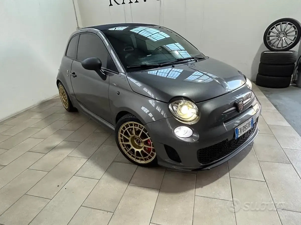 Usata Abarth 595C Competizione 160 CV (117 kW) 2014 Grigio Cabrio
