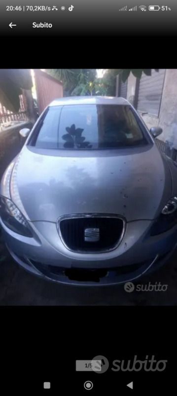 Grigio Usata 2007 Seat Leon Due volumi | 2500 € - Immagine 1/4