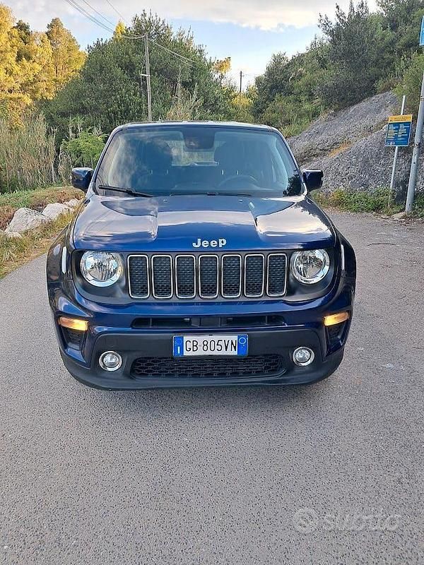 Usata Jeep Renegade Longitude 120 CV (88 kW) 2020 Blu SUV