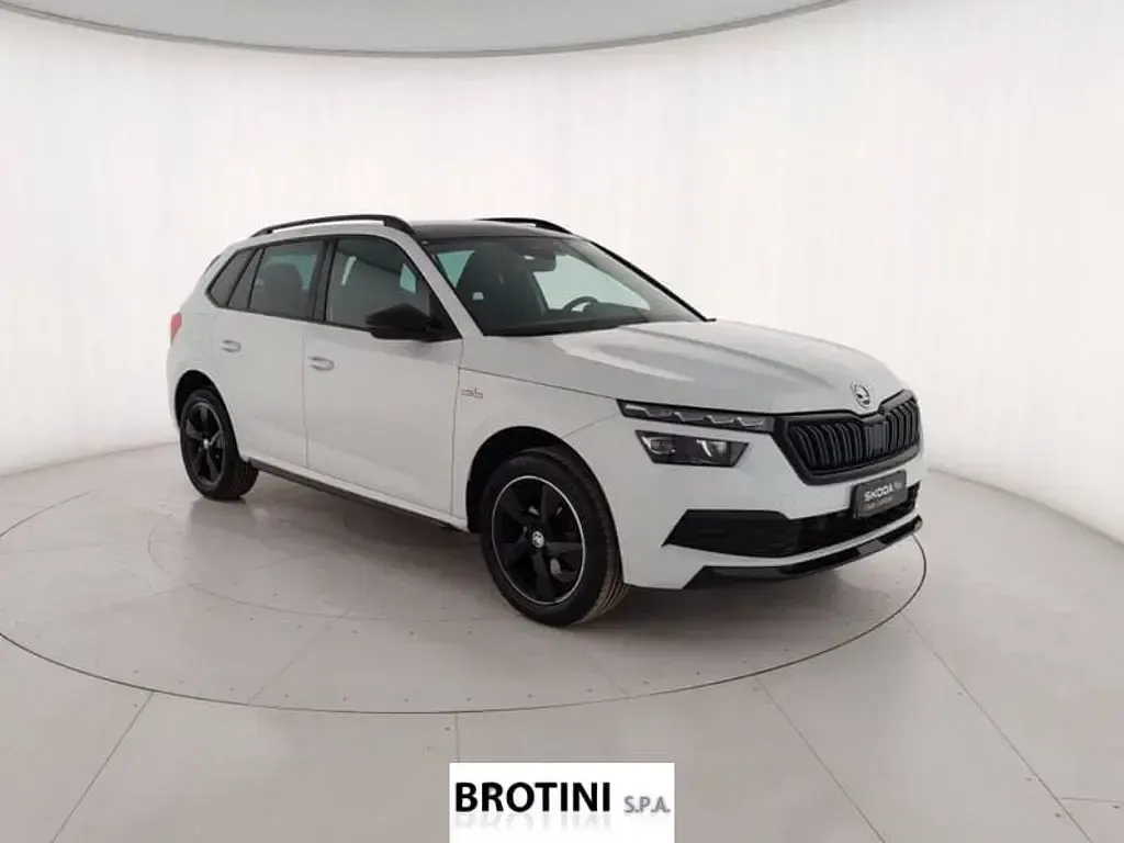 Usata Skoda Kamiq Monte Carlo 90 CV (66 kW) 2021 Bianco SUV