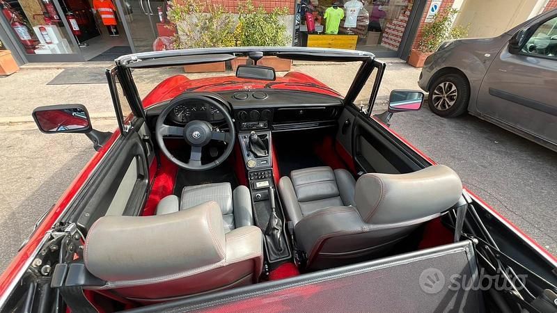 Usata Alfa Romeo Spider Quadrifoglio 1985 Rosso Cabrio