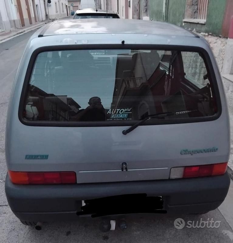 Usata Fiat 500 1994 Grigio Utilitaria