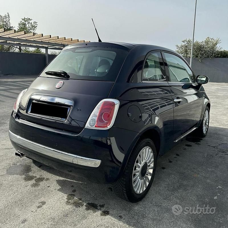 Usata Fiat 500 85 CV (62 kW) 2010 Blu Berlina