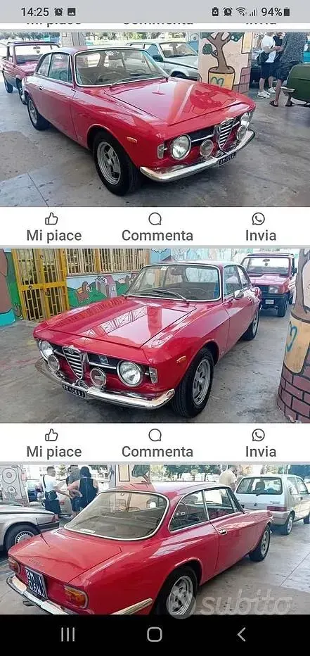 Usata Alfa Romeo GT Junior 1997 Rosso Berlina