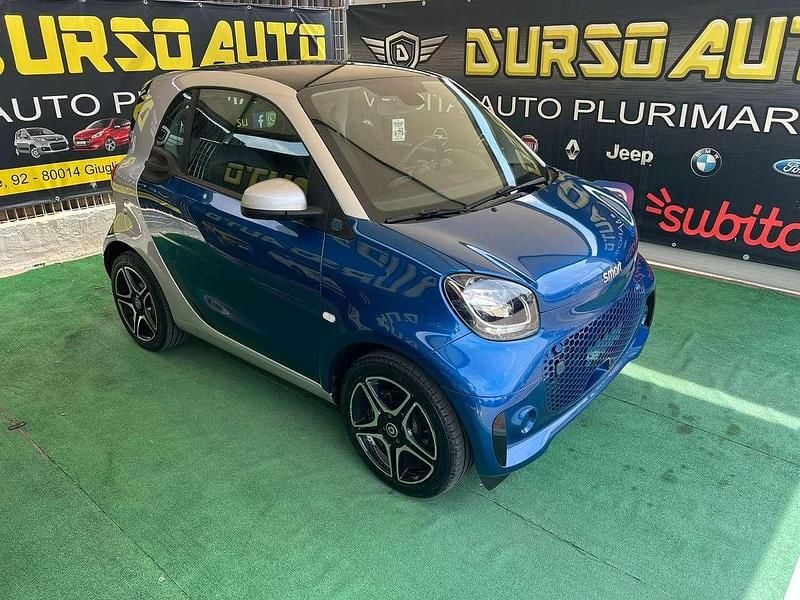 Blu cobalto Usata 2021 Smart ForTwo Coupé Pure Utilitaria | 10.290 € (Super prezzo) - Immagine 1/4