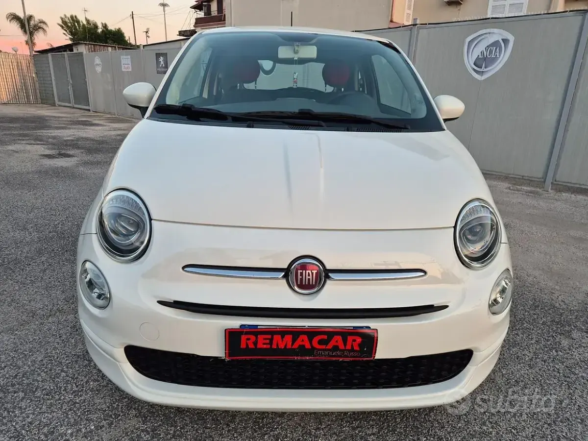 Usata Fiat 500 95 CV (69 kW) 2016 Bianco Berlina
