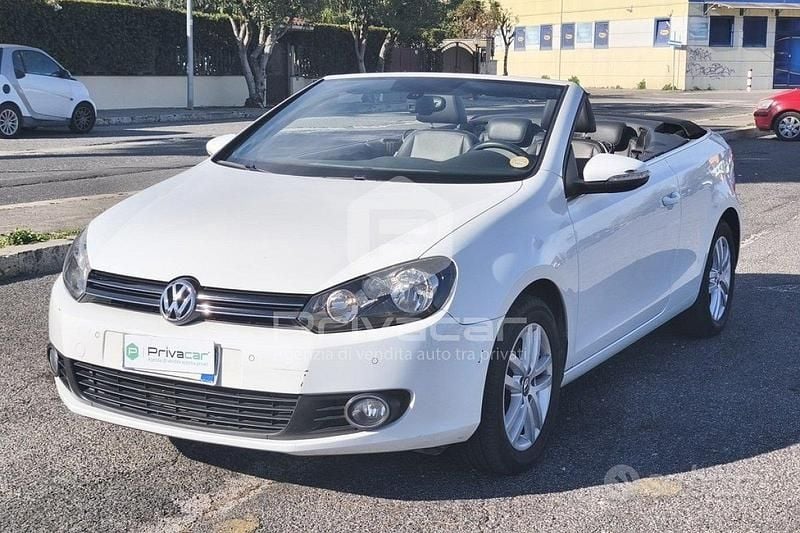 Usata VW Golf 105 CV (77 kW) 2011 Bianco Cabrio