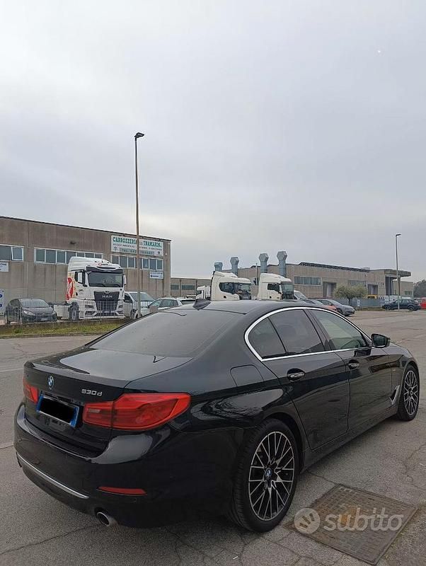 Begagnad BMW 530 Luxury Line 249 HK (183 kW) 2017 Svart Sedan