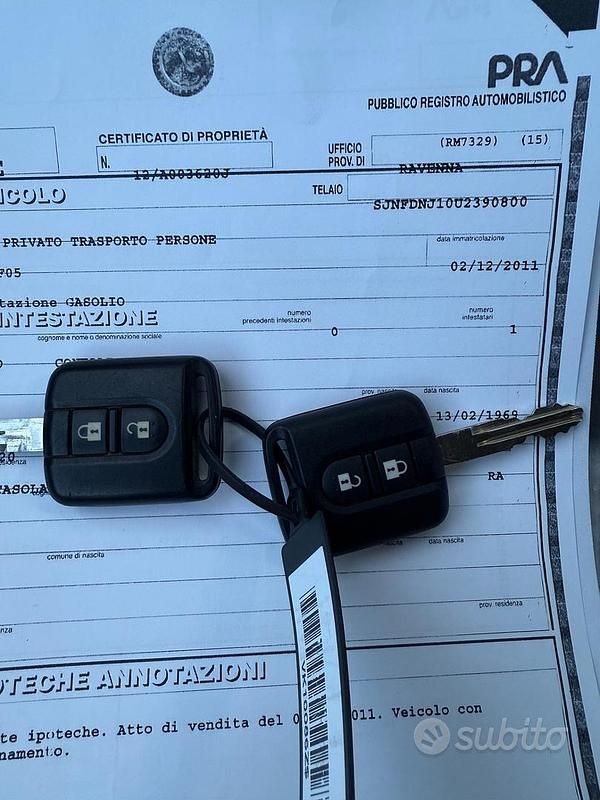 Usata Nissan Qashqai 150 CV (110 kW) 2012 Bianco SUV