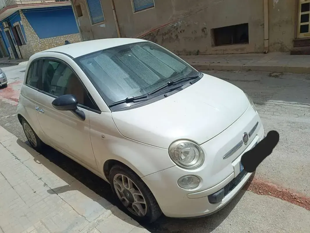 Usata Fiat 500 69 CV (50 kW) 2009 Bianco Cabrio