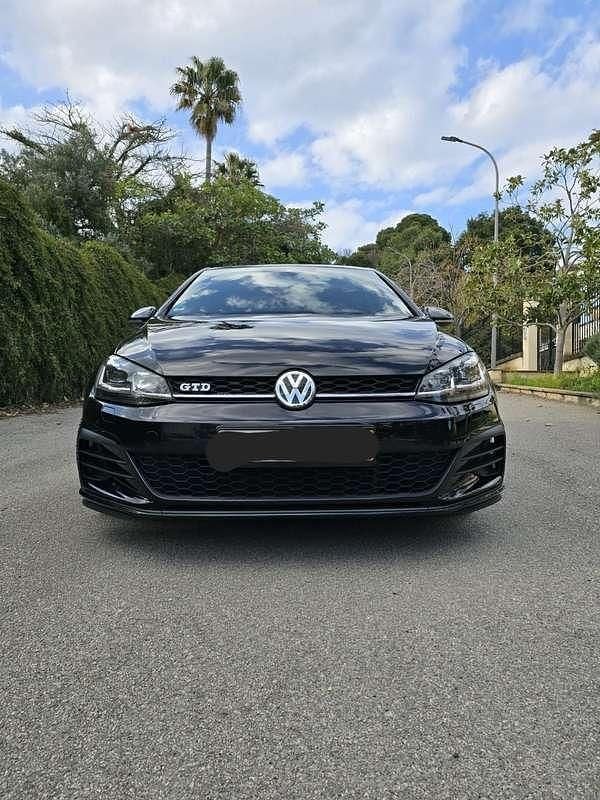 Usata VW Golf VII GTD 184 CV (135 kW) 2018 Nero Berlina