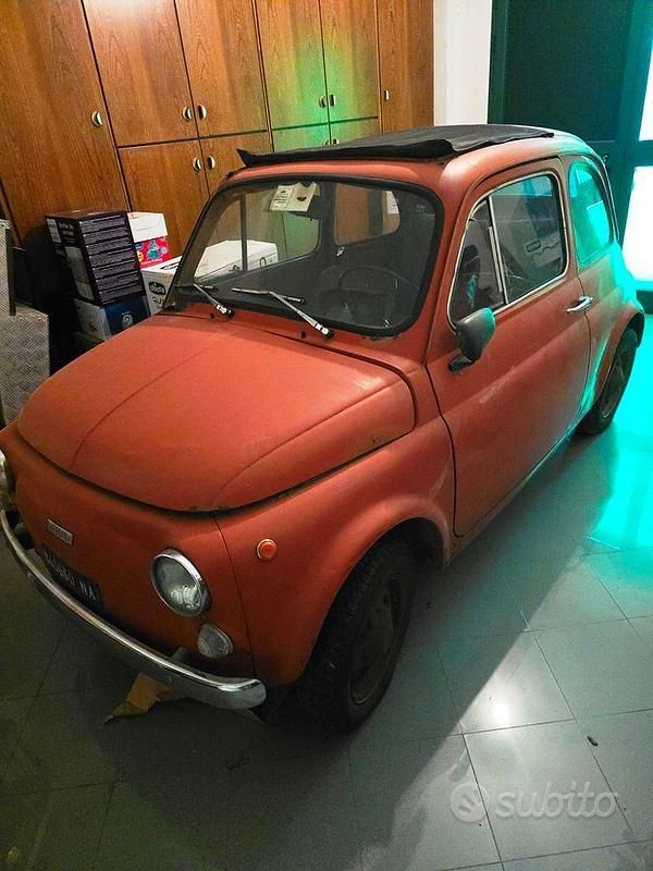 Usata Fiat Cinquecento 1970 Rosso Utilitaria