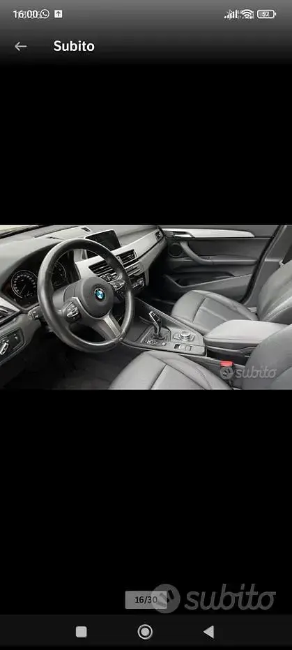 Usata BMW X1 190 CV (139 kW) 2019 Nero SUV