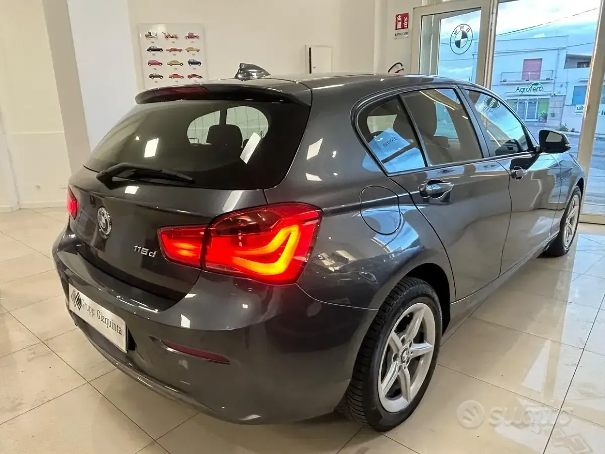 Usata BMW 116 Advantage 116 CV (85 kW) 2016 Grigio Utilitaria