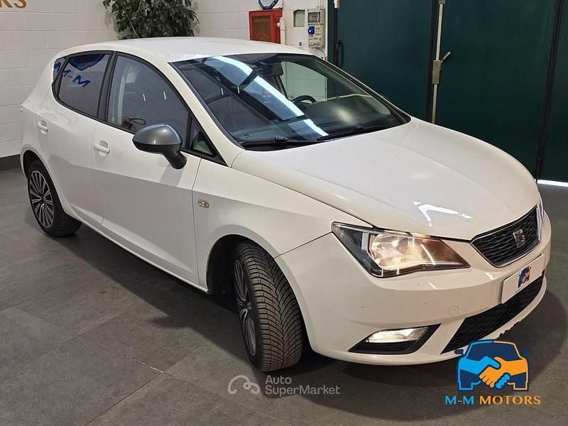 Usata Seat Ibiza CONNECT 95 CV (69 kW) 2015 Bianco Berlina