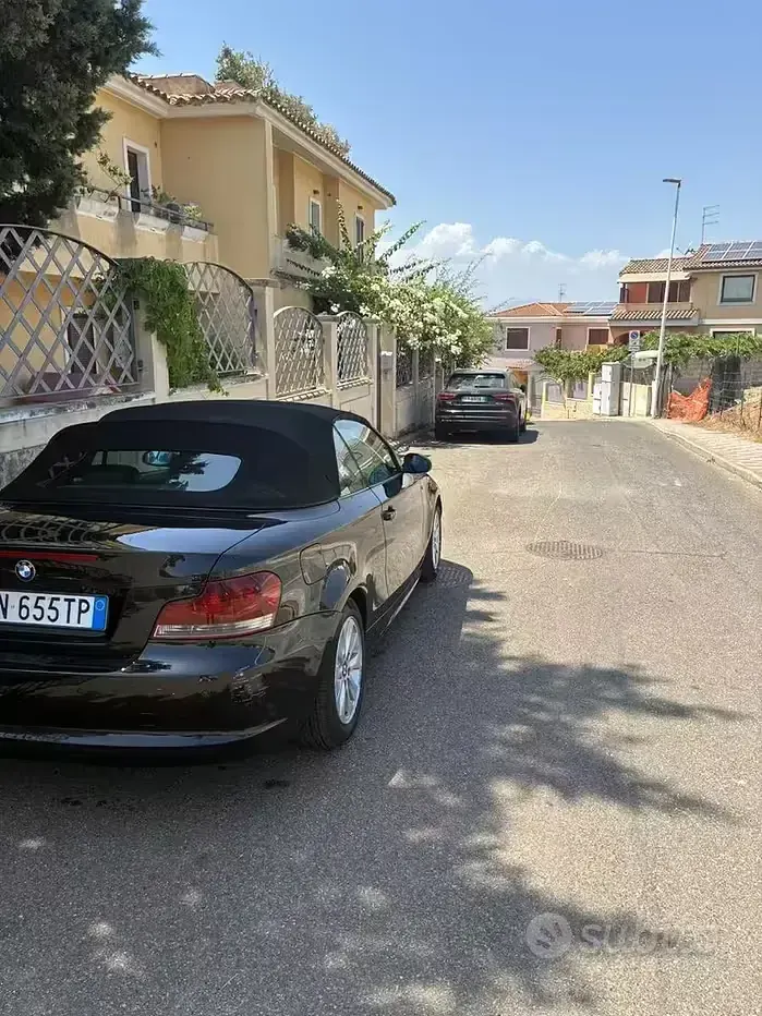Usata BMW 120 Cabriolet 177 CV (130 kW) 2008 Nero Cabrio
