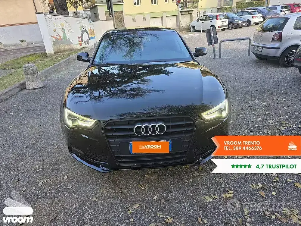 Usata Audi A5 Advanced 177 CV (130 kW) 2015 Nero Coupé